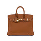 Birkin 25 Gold in Togo Leather with Gold Hardware