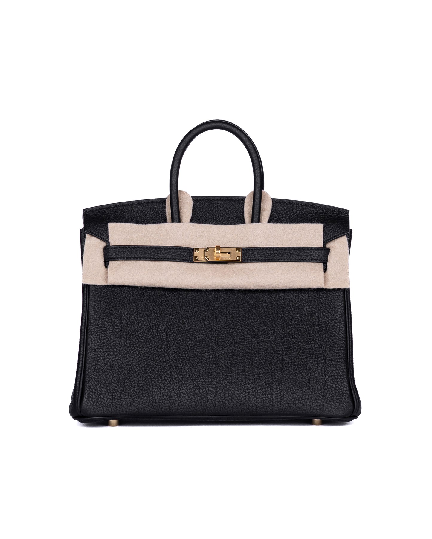 Birkin 25 Black in Togo Leather with Gold Hardware