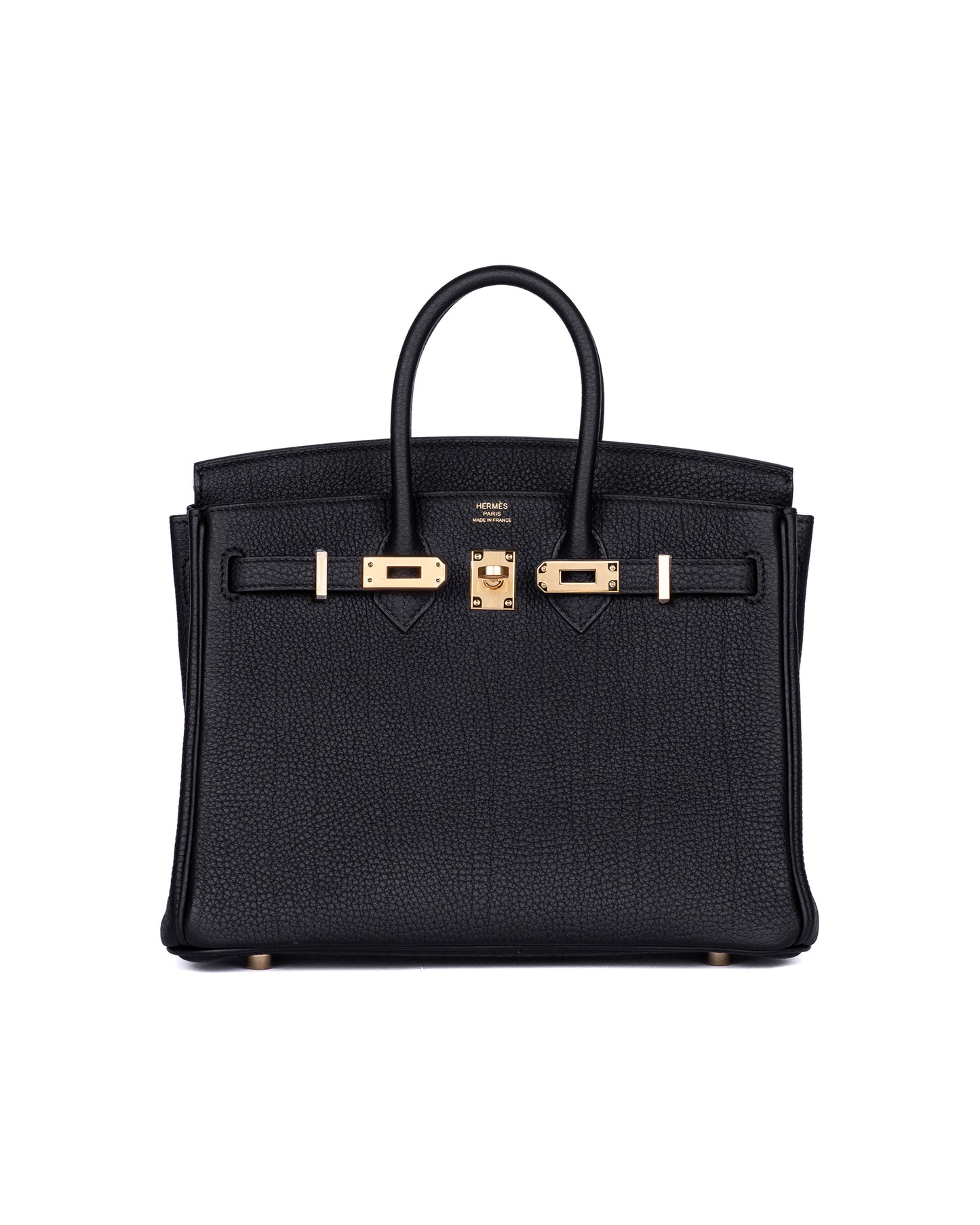 Birkin 25 Black in Togo Leather with Gold Hardware