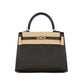 Hermès Kelly 25 Bai Brun Epsom with Permabrass Hardware