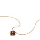 Van Cleef & Arpels Vintage Alhambra Limited Edition 2017 Bulls Eye Brown Stone and Diamond 18K Rose Gold Holiday Pendant Necklace