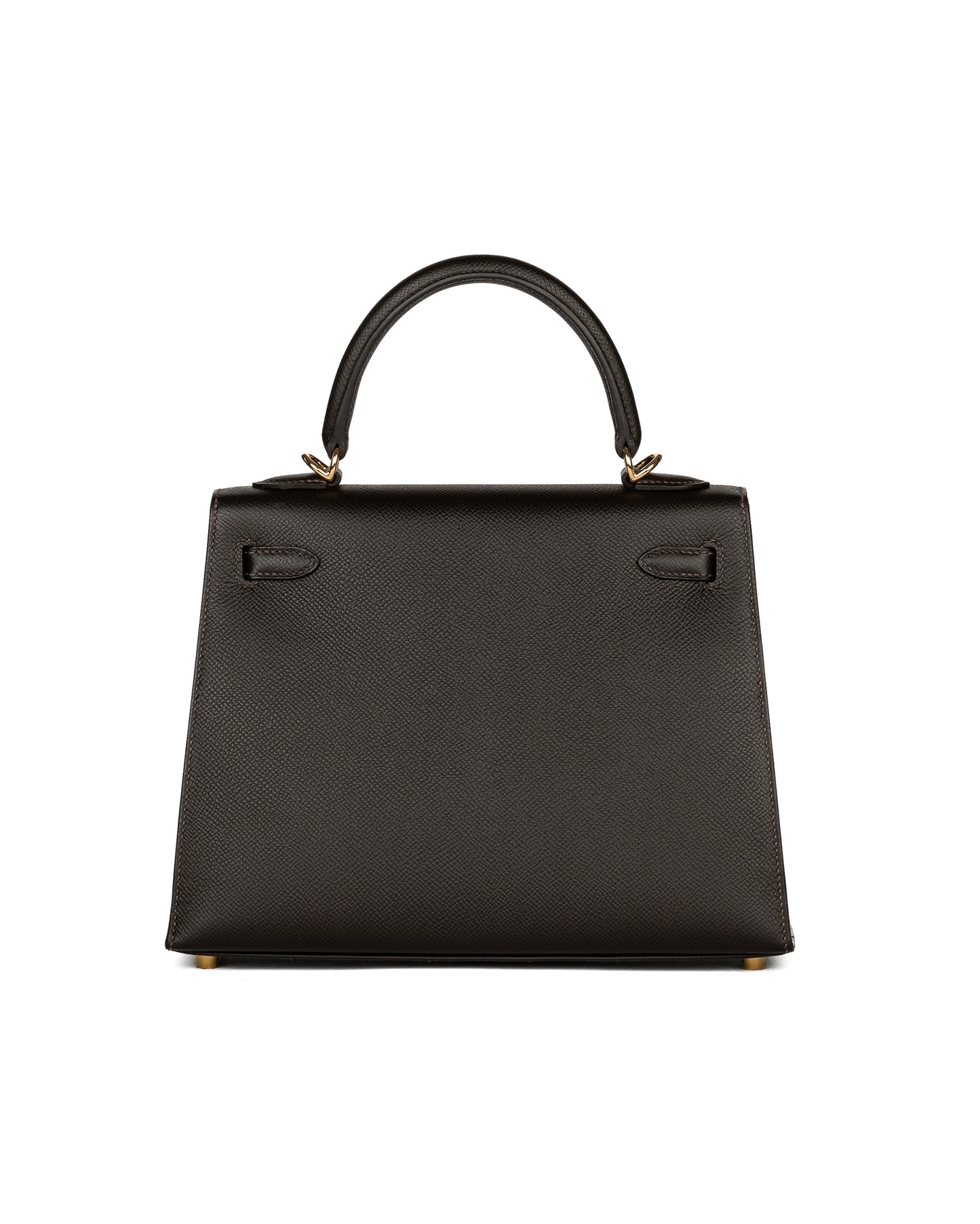 Hermès Kelly 25 Bai Brun Epsom with Permabrass Hardware