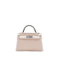 Kelly 20 Cloute Crème Box Leather with Palladium Hardware