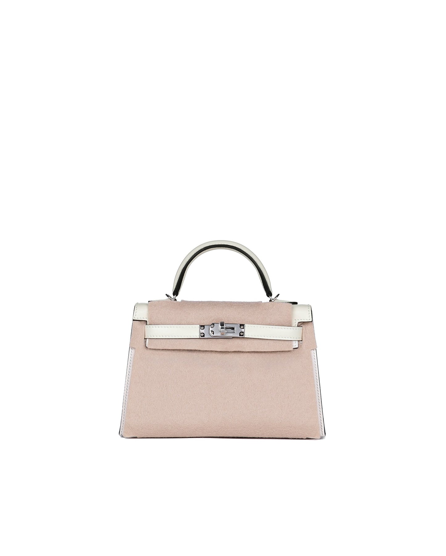 Kelly 20 Cloute Crème Box Leather with Palladium Hardware