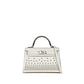 Kelly 20 Cloute Crème Box Leather with Palladium Hardware