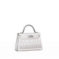Hermès Kelly 20 Cloute Crème Box Leather with Palladium Hardware