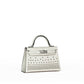 Kelly 20 Cloute Crème Box Leather with Palladium Hardware
