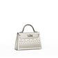 Kelly 20 Cloute Crème Box Leather with Palladium Hardware