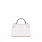 Hermès Kelly 20 Cloute Crème Box Leather with Palladium Hardware