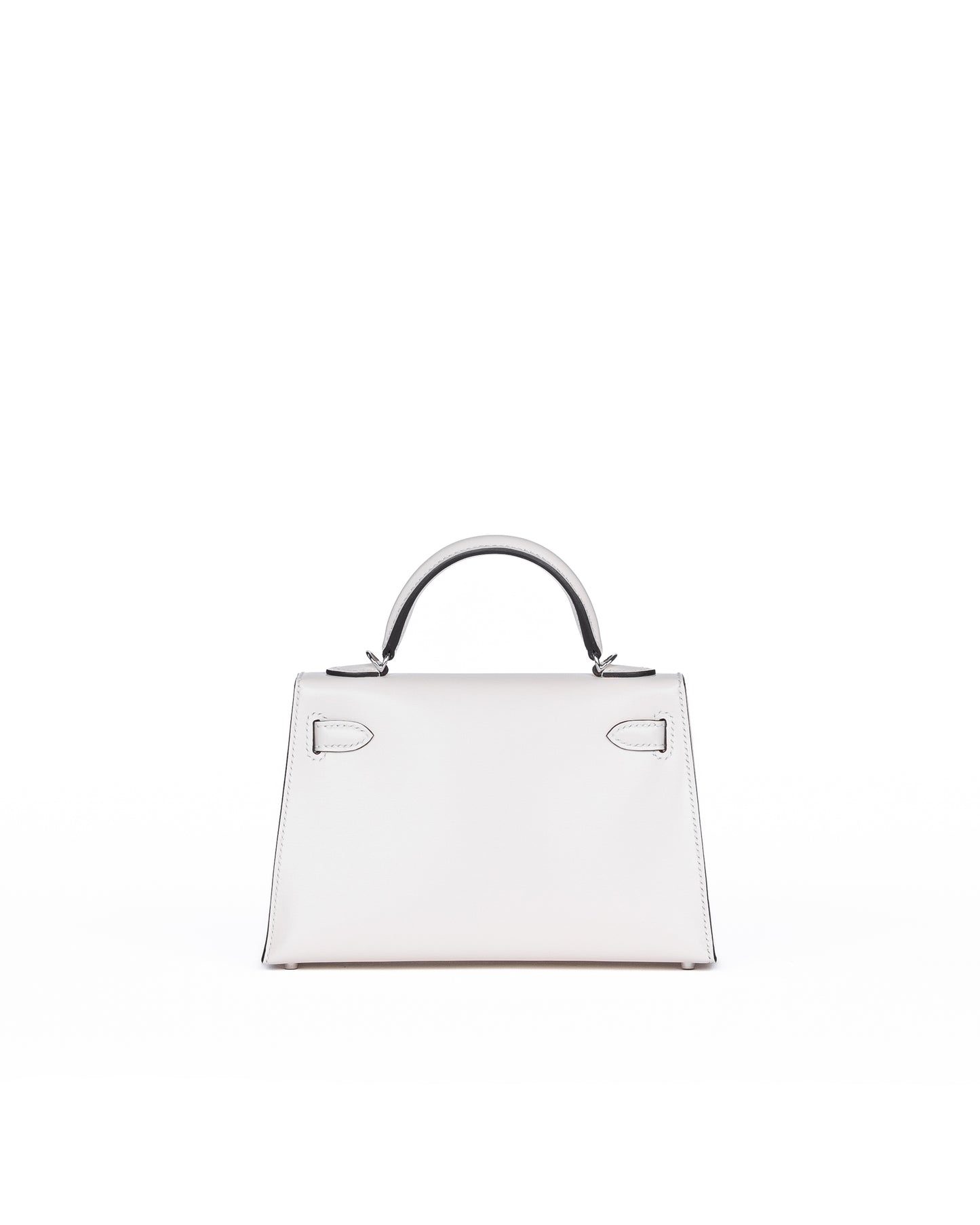Hermès Kelly 20 Cloute Crème Box Leather with Palladium Hardware