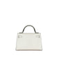 Kelly 20 Cloute Crème Box Leather with Palladium Hardware