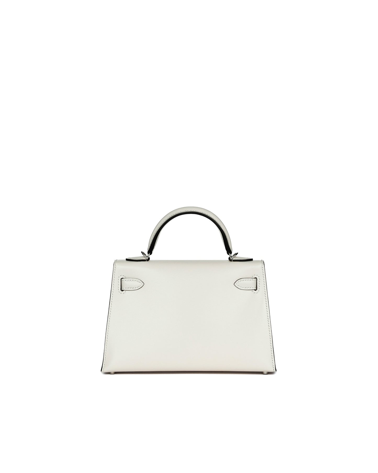 Kelly 20 Cloute Crème Box Leather with Palladium Hardware