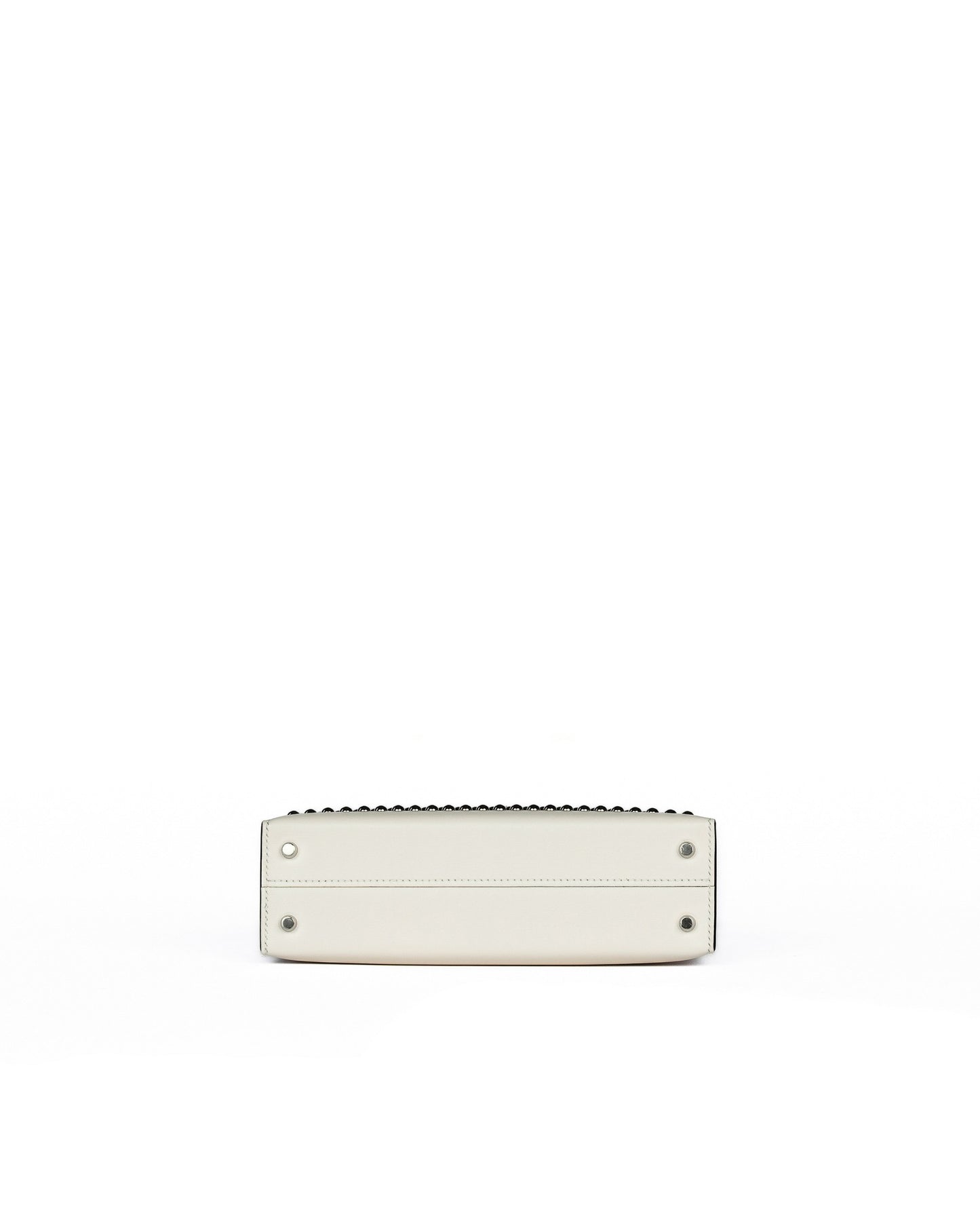 Kelly 20 Cloute Crème Box Leather with Palladium Hardware