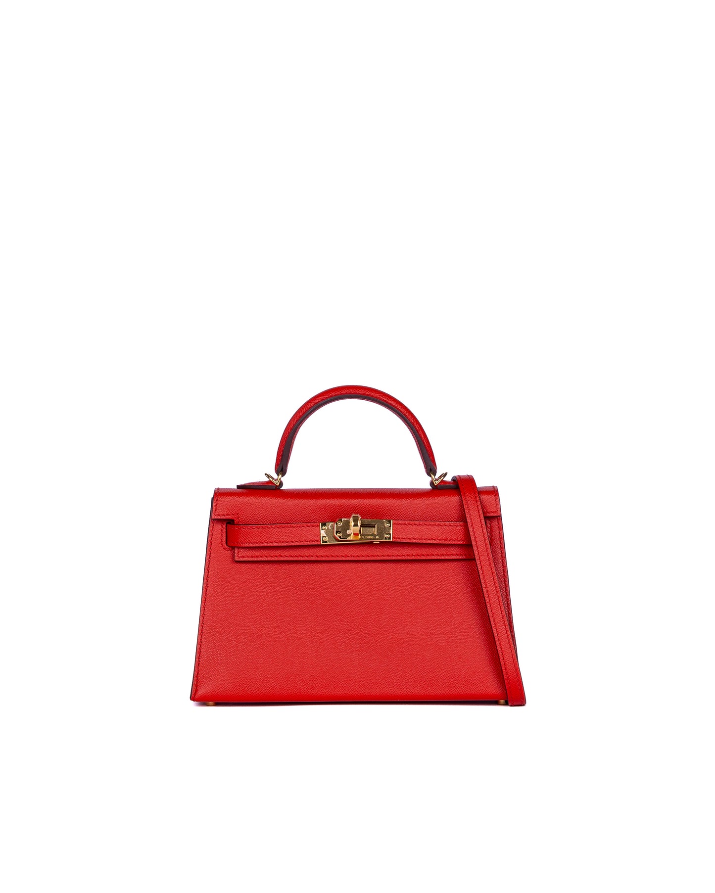 Hermès Kelly 20 Rouge de Coeur in Veau Madame Leather with Gold Hardware