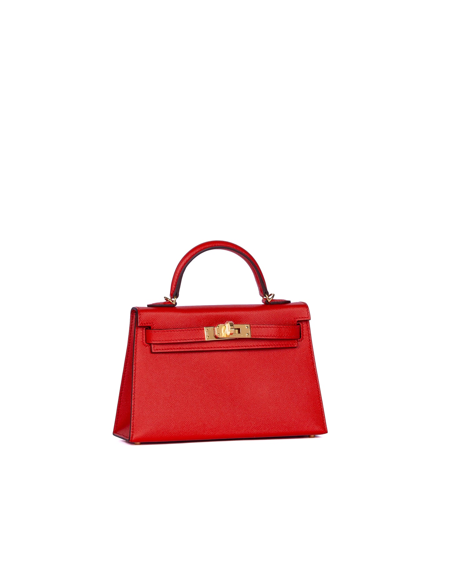 Hermès Kelly 20 Rouge de Coeur in Veau Madame Leather with Gold Hardware