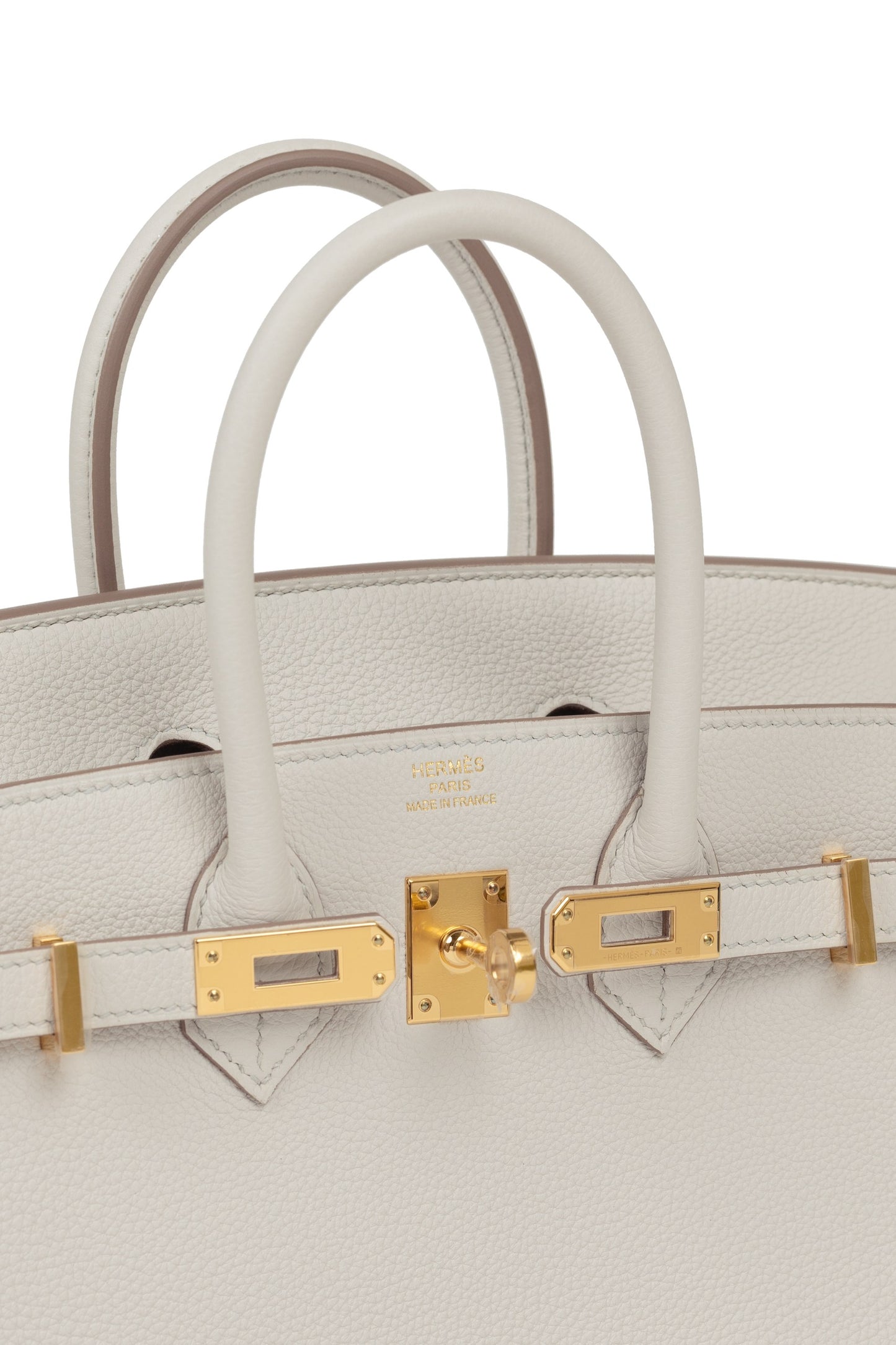 Birkin 25 Gris Pale in Togo Leather with Gold Hardware