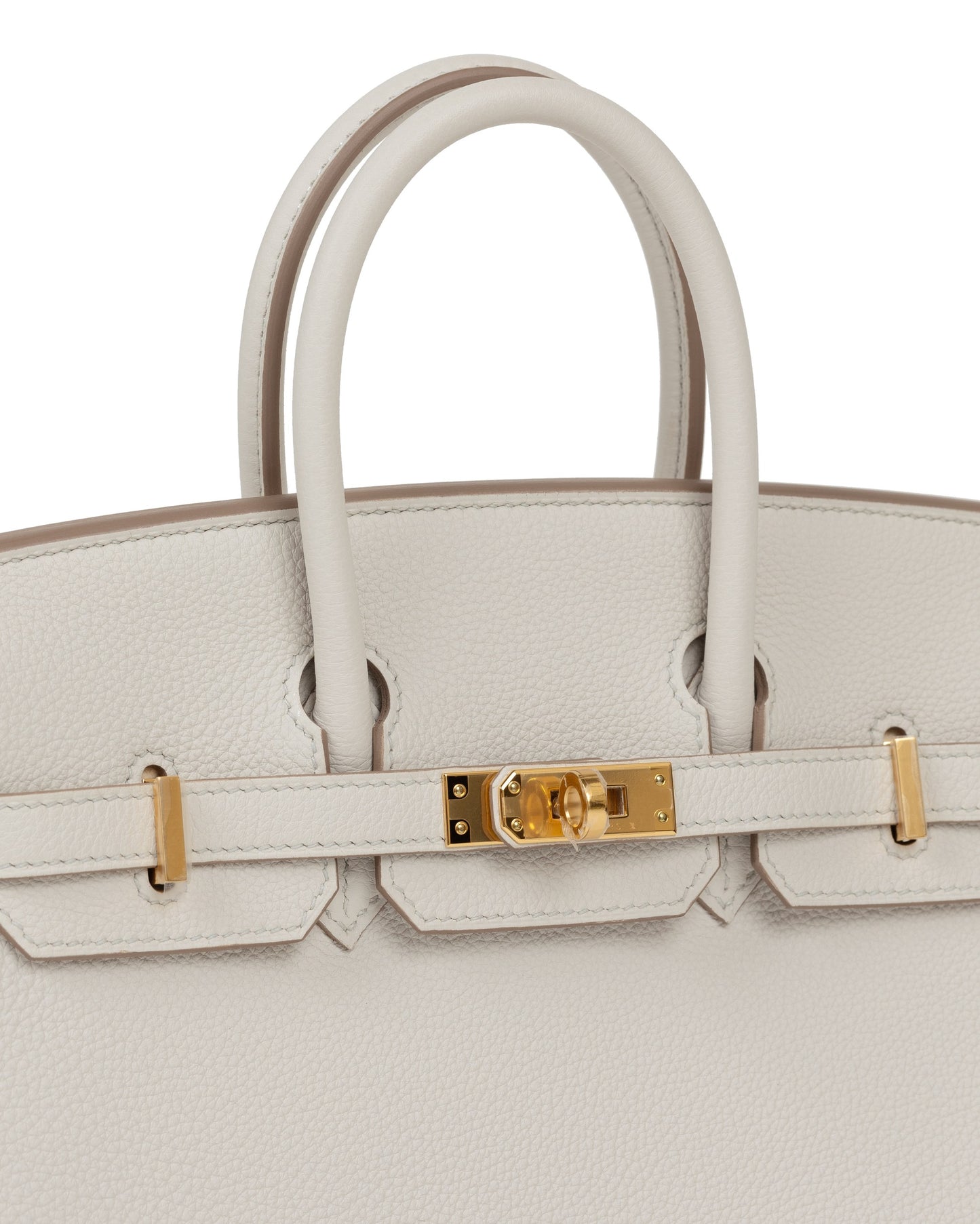 Birkin 25 Gris Pale in Togo Leather with Gold Hardware