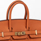 Birkin 25 Orange in Togo Leather with Gold Hardware