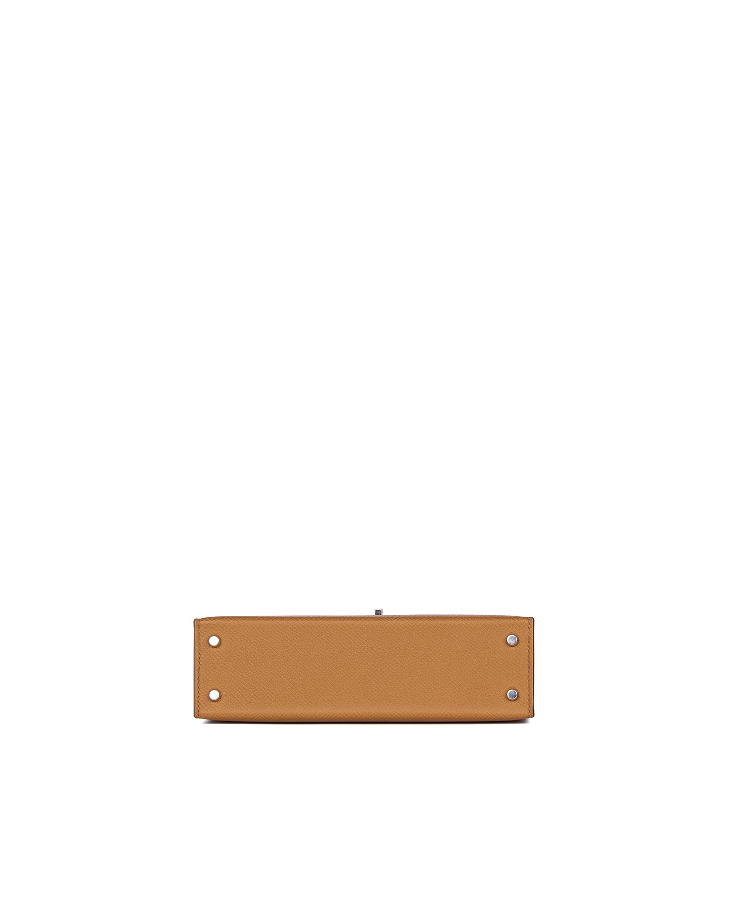 Hermès Kelly 20 HSS Biscuit/Bordeaux Epsom with Palladium Hardware