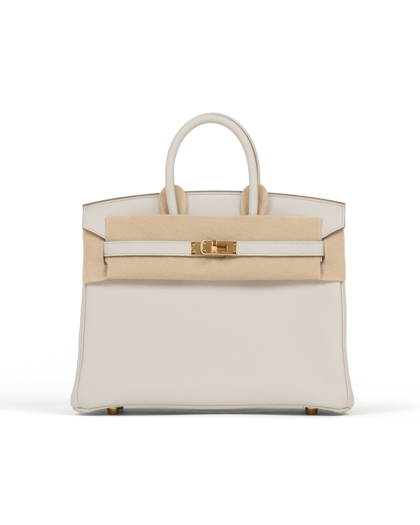 Birkin 25 Gris Pale in Togo Leather with Gold Hardware