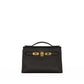 Hermès Kelly Pochette HSS Bai Brun with Gold Interior Swift and Gold Hardware
