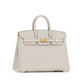 Birkin 25 Gris Pale in Togo Leather with Gold Hardware