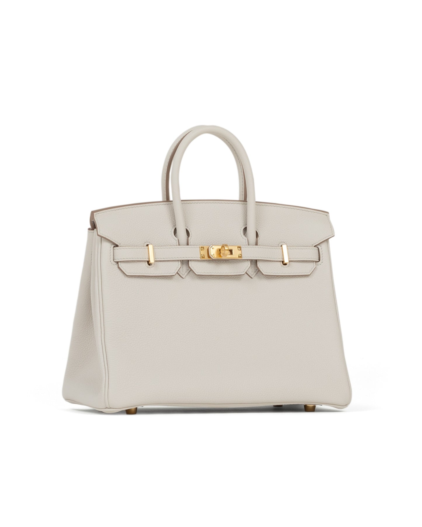 Birkin 25 Gris Pale in Togo Leather with Gold Hardware