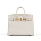 Birkin 25 Gris Pale in Togo Leather with Gold Hardware
