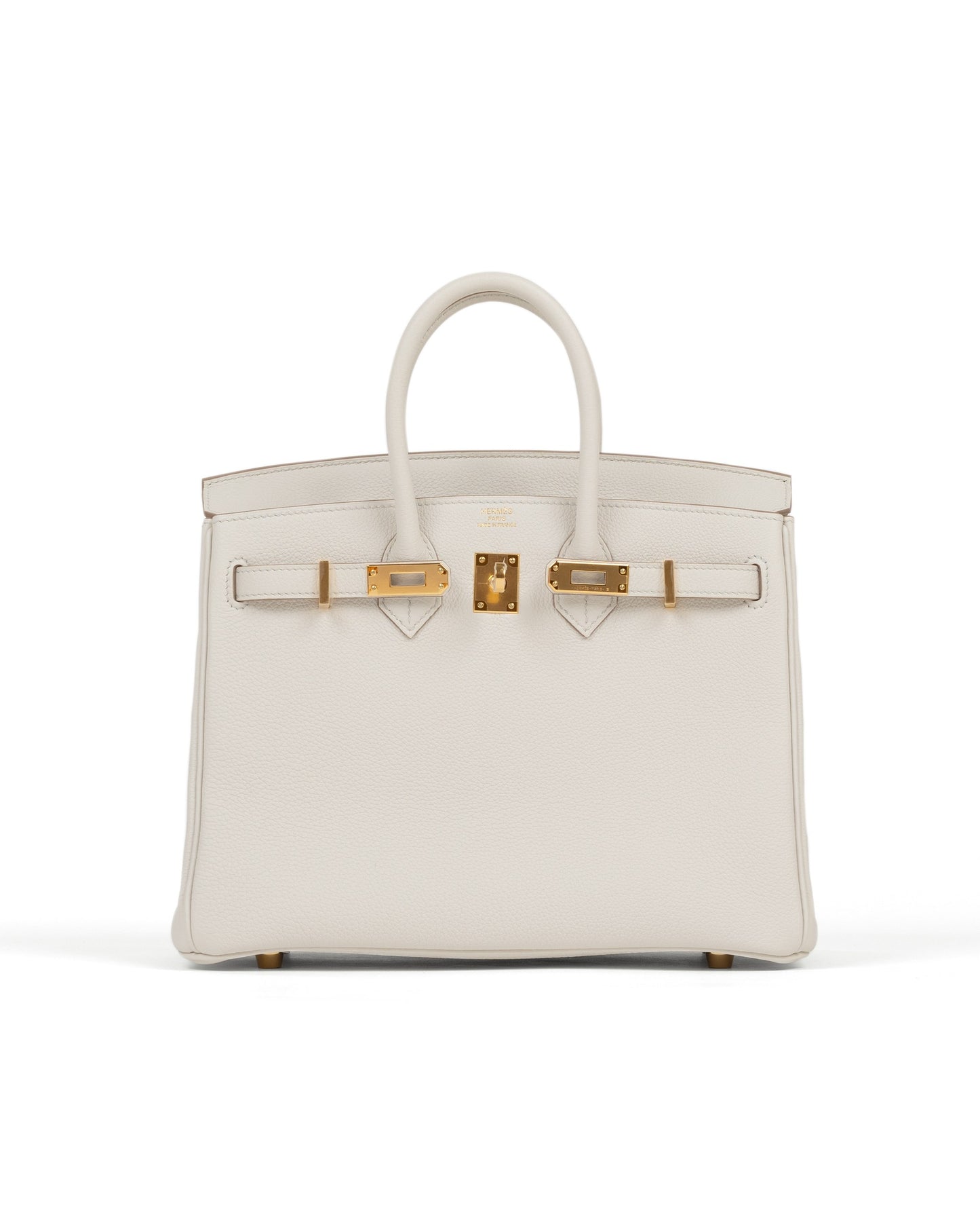 Birkin 25 Gris Pale in Togo Leather with Gold Hardware