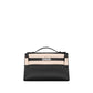 Kelly Pochette Black in Swift Leather with Palladium Hardware