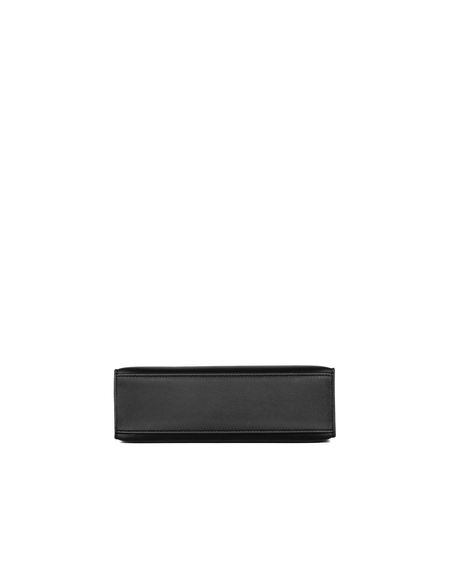 Kelly Pochette Black in Swift Leather with Palladium Hardware