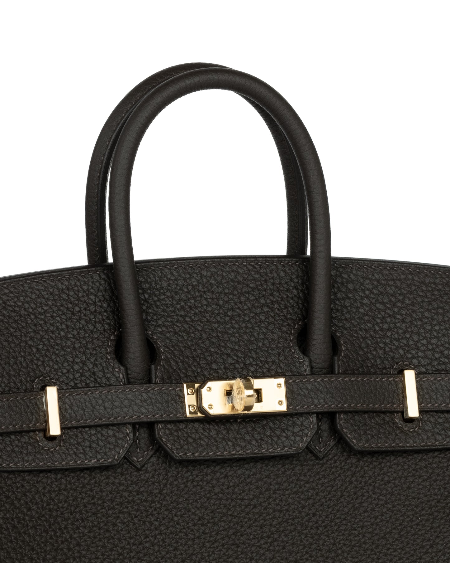 Birkin 25 Bai Brun in Togo Leather with Gold Hardware