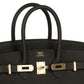 Birkin 25 Bai Brun in Togo Leather with Gold Hardware