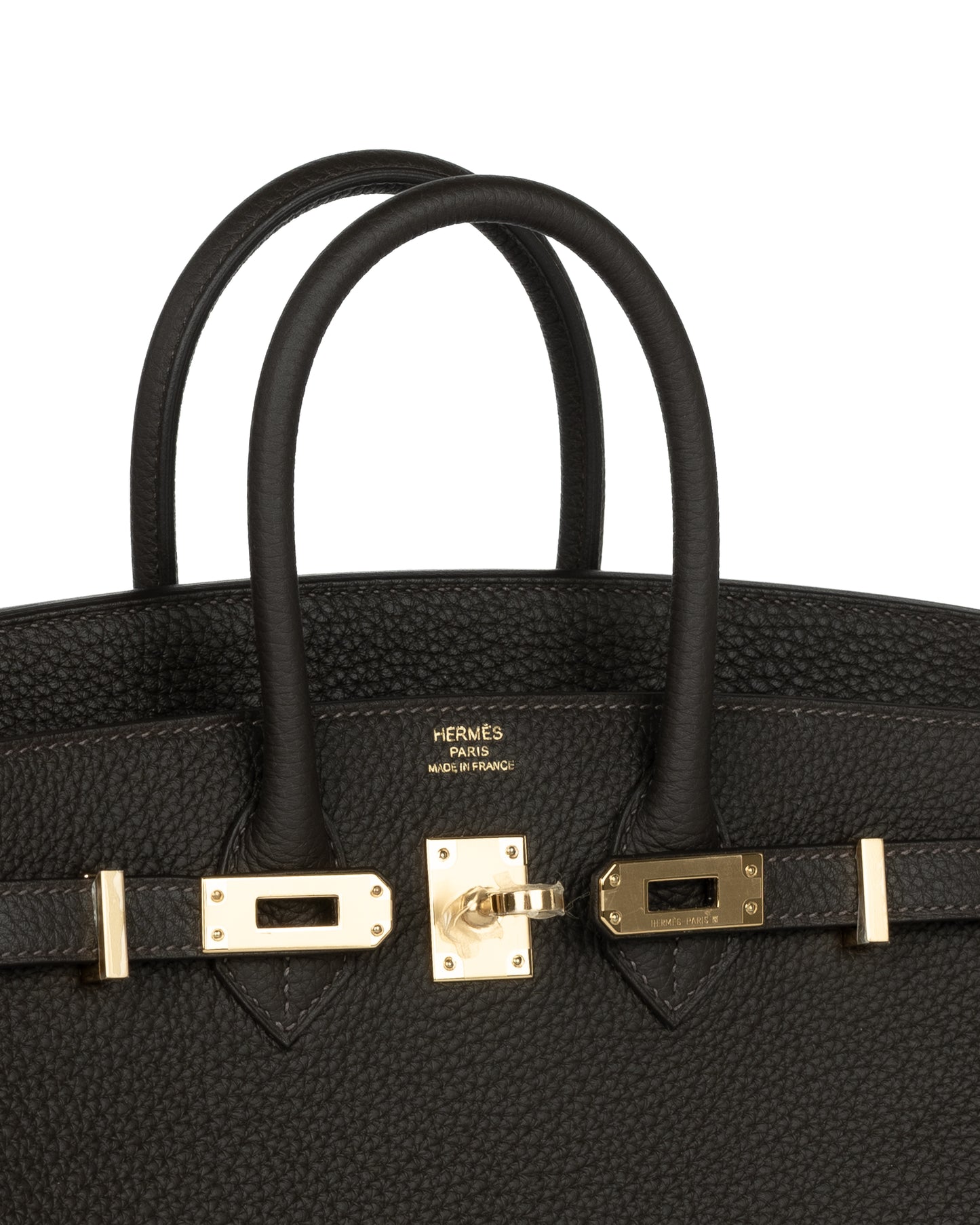 Birkin 25 Bai Brun in Togo Leather with Gold Hardware