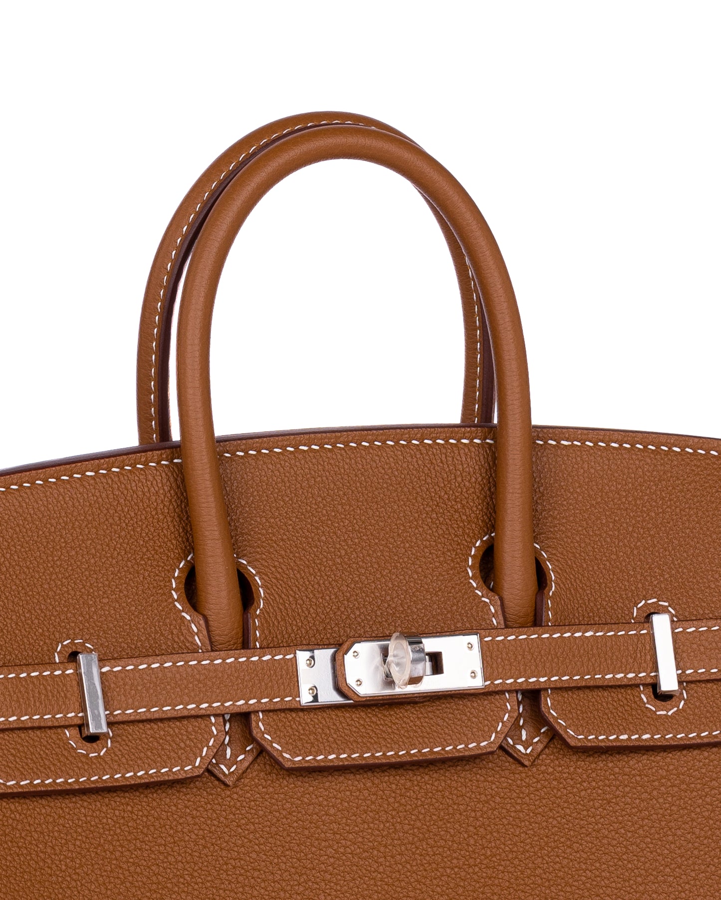 Birkin 25 in Gold Togo with Palladium Hardware