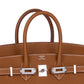 Birkin 25 in Gold Togo with Palladium Hardware