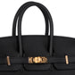 Birkin 25 Black in Togo Leather with Gold Hardware
