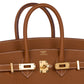 Birkin 25 Gold in Togo Leather with Gold Hardware