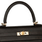 Hermès Kelly 25 Bai Brun Epsom with Permabrass Hardware