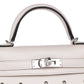 Hermès Kelly 20 Cloute Crème Box Leather with Palladium Hardware