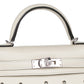 Kelly 20 Cloute Crème Box Leather with Palladium Hardware