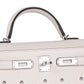 Hermès Kelly 20 Cloute Crème Box Leather with Palladium Hardware