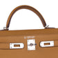 Hermès Kelly 20 HSS Biscuit/Bordeaux Epsom with Palladium Hardware