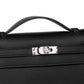 Kelly Pochette Black in Swift Leather with Palladium Hardware