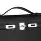 Kelly Pochette Black in Swift Leather with Palladium Hardware