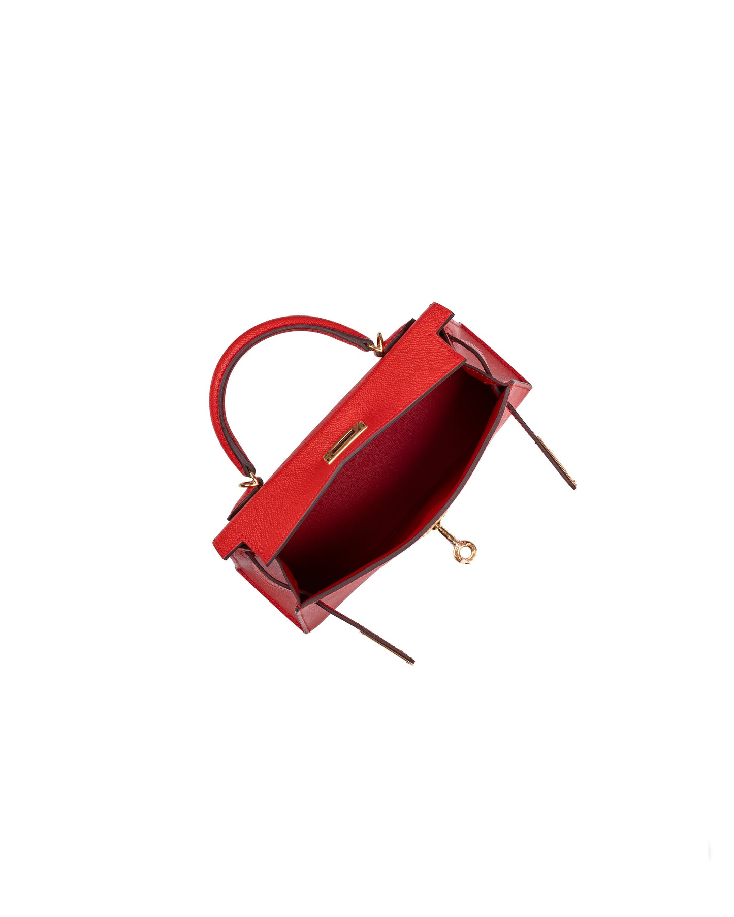 Hermès Kelly 20 Rouge de Coeur in Veau Madame Leather with Gold Hardware