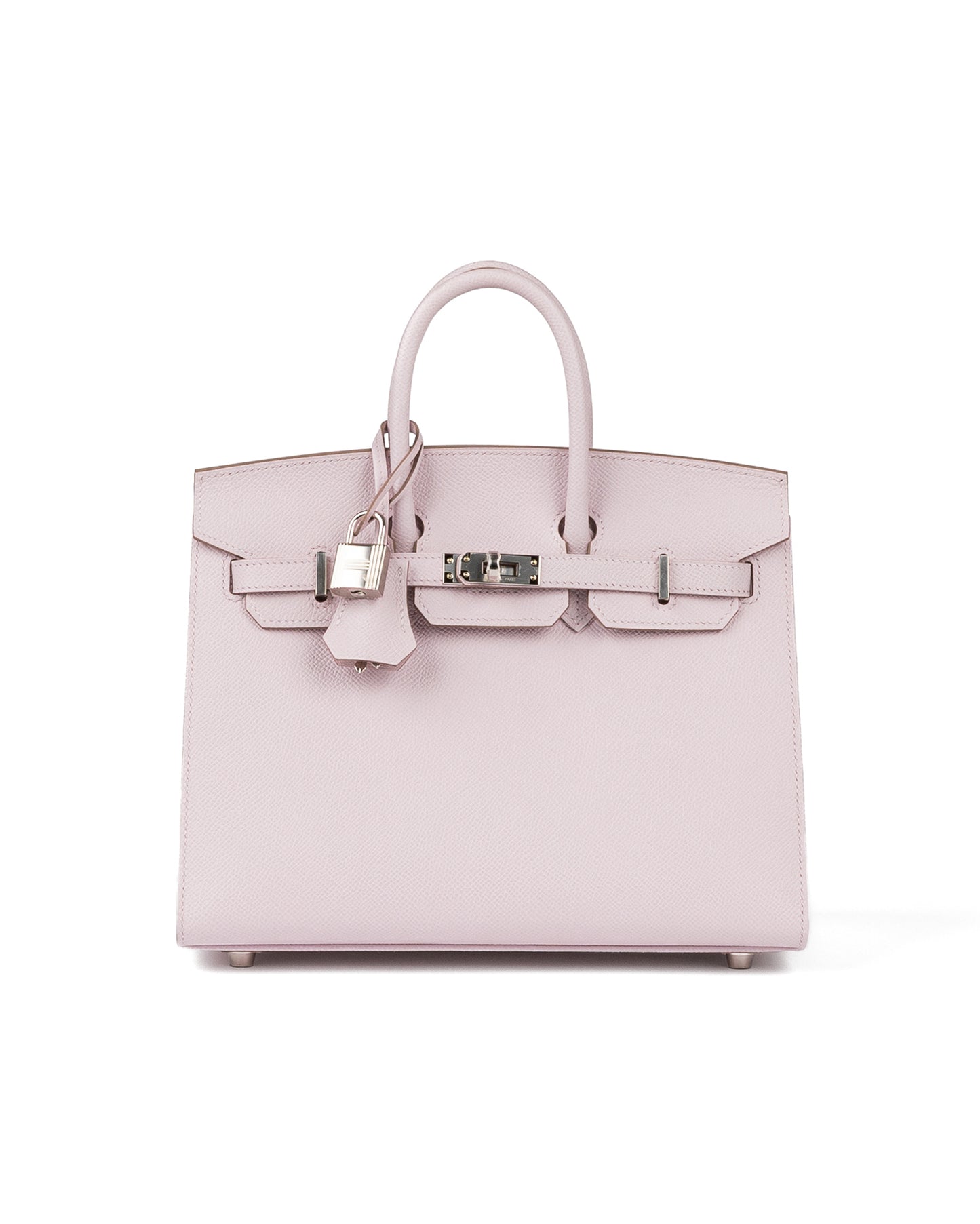 Birkin 25 Sellier Mauve Pale in Epsom Leather with Palladium Hardware