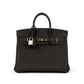 Birkin 25 Bai Brun in Togo Leather with Gold Hardware