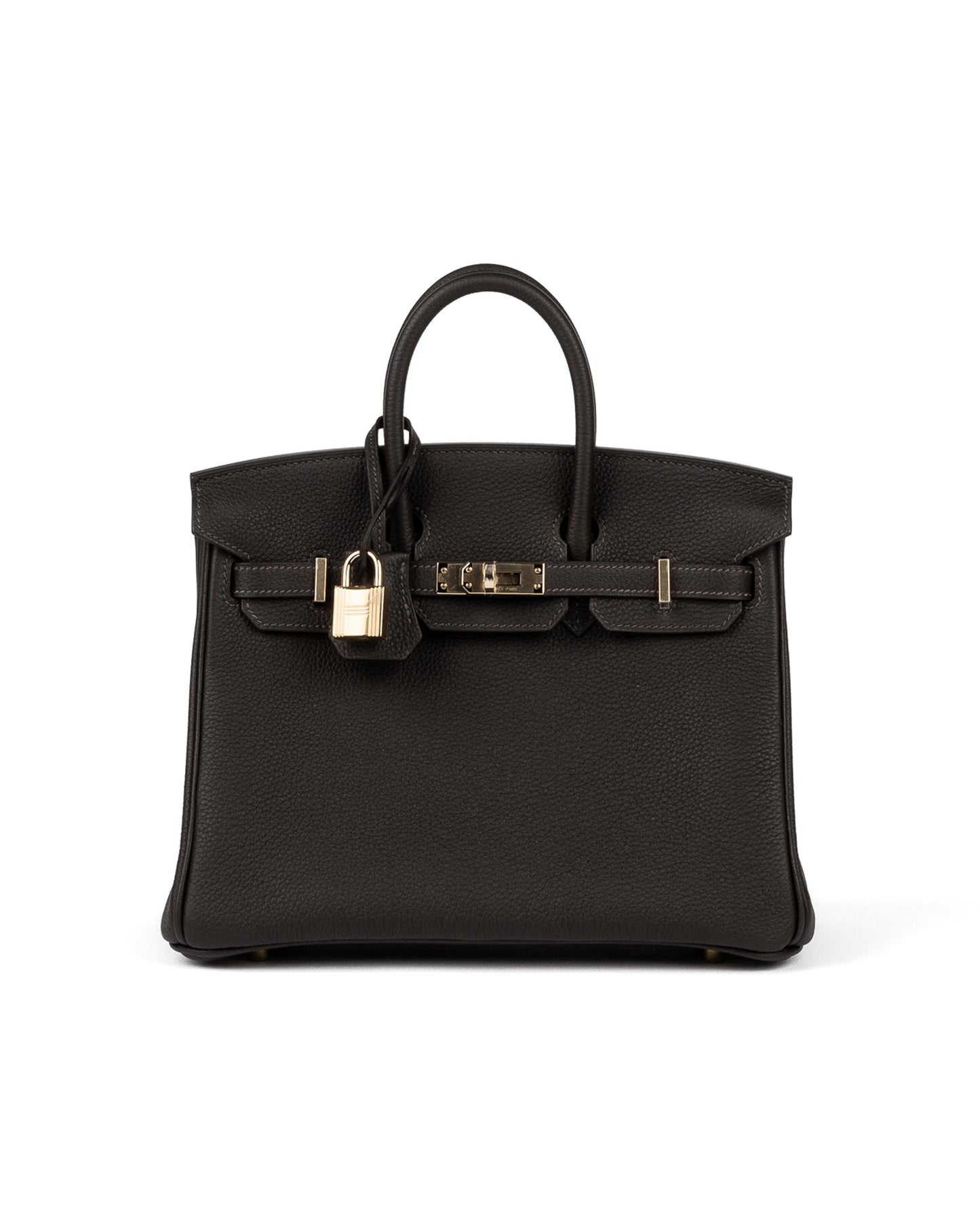 Birkin 25 Bai Brun in Togo Leather with Gold Hardware
