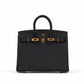 Birkin 25 Black in Togo Leather with Gold Hardware